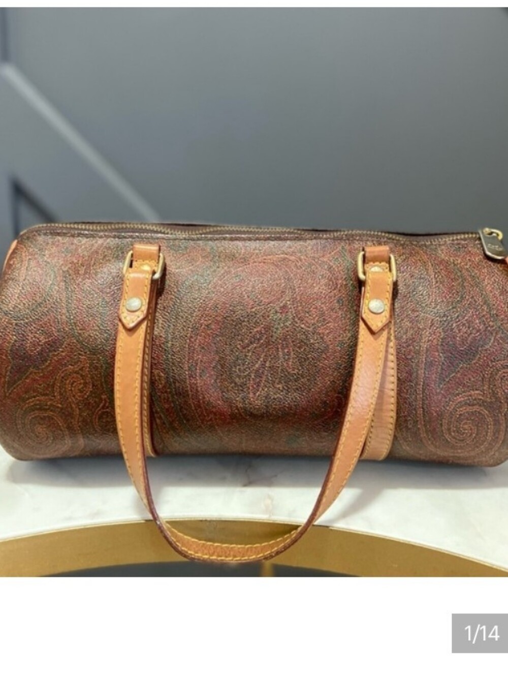 ETRO Paisley Small Barrel Bag NEW - Picture 1 of 8